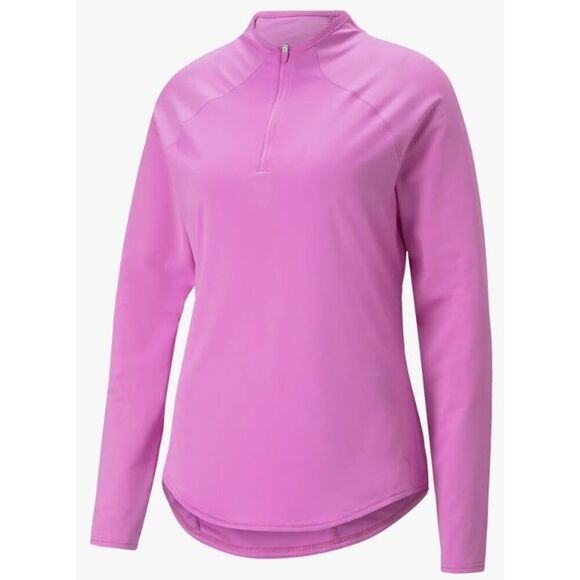 $50 PUMA Golf Women's Shine 1/4 Zip size large m10 - Picture 1 of 5